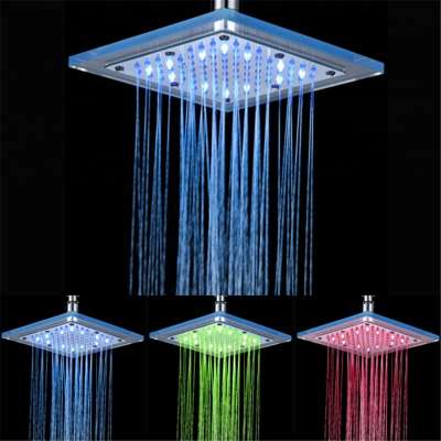 Temperature control 3 colour led 8 inch Clawfoot Tub Faucet(Blue-Green-Red)