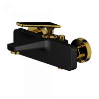 Black gold two function   shower tap mixer bath shower faucet