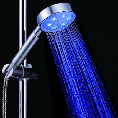 LD8008-A2 Rain Showers Facet/Column Shower/LED Rainfall Shower in single blue color type without color box