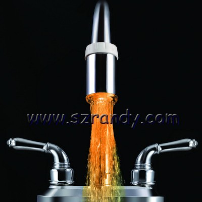 2013 led kitchen Basin faucet/color single led water tap Mixer LD8001-A1