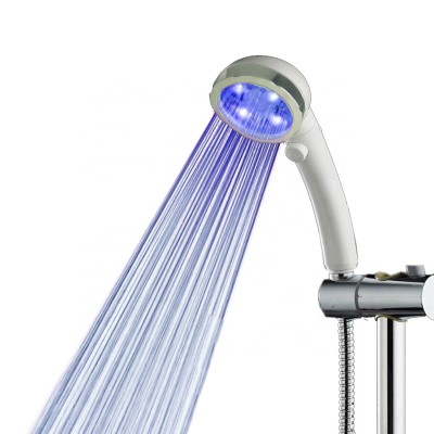 water fall Blue color LED faucet/ shower heads ledfaucets bathroom led/ sink faucet